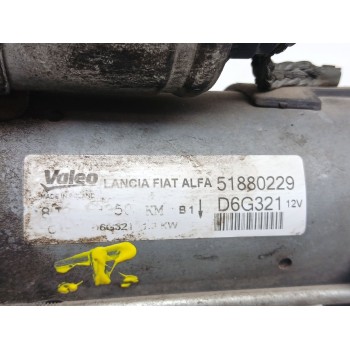 Recambio de motor arranque para fiat fiorino 1.3 16v jtd cat referencia OEM IAM 51880229 d6g321 