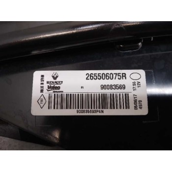 Recambio de piloto trasero derecho interior para renault megane iv berlina 5p intens referencia OEM IAM 265506075R  