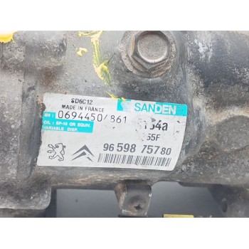 Recambio de compresor aire acondicionado para peugeot 308 i (4a_, 4c_) 1.6 hdi referencia OEM IAM 9659875780  