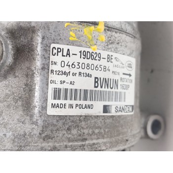 Recambio de compresor aire acondicionado para jaguar xe (x760) 2.0 d referencia OEM IAM C2D56291 cpla19d629be 1638p
