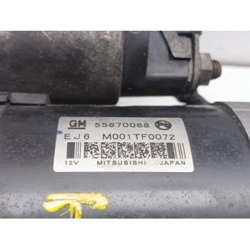 Recambio de motor arranque para opel astra j (p10) 1.6 cdti (68) referencia OEM IAM 55570068 m001tf0072 