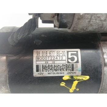 Recambio de motor arranque para peugeot 208 i (ca_, cc_) 1.4 hdi referencia OEM IAM 9801667780 m000t22473 