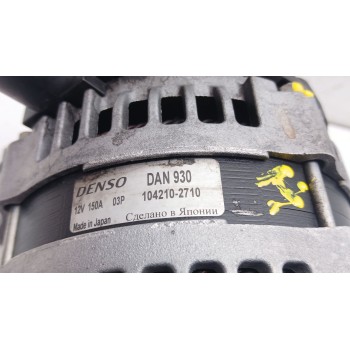 Recambio de alternador para mazda 3 (bk) 1.6 di turbo referencia OEM IAM 1042102710 dan930 MS0210802590