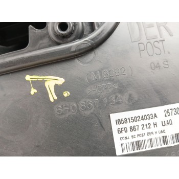 Recambio de guarnecido puerta trasera derecha para seat arona (kj7, kjp) 1.0 tsi referencia OEM IAM 6F0867134  