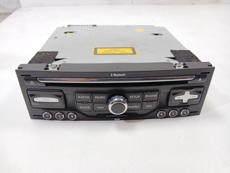 Recambio de sistema audio / radio cd para peugeot 3008 i monospace (0u_) 1.6 hdi referencia OEM IAM 21491J02 96661984XT 