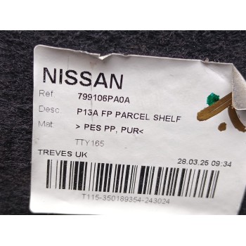 Recambio de bandeja trasera para nissan juke (f16_) 1.0 referencia OEM IAM 799106pa0a  