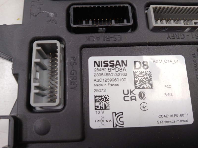 Recambio de centralita bsm para nissan juke (f16_) 1.0 referencia OEM IAM 284B26PD8A  