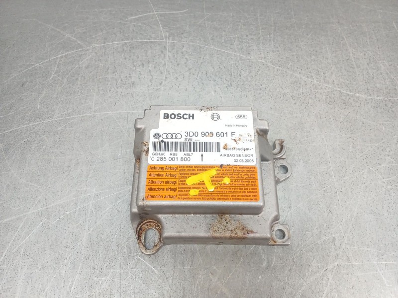 Recambio de centralita airbag para volkswagen touareg (7la, 7l6, 7l7) 2.5 r5 tdi referencia OEM IAM 0285001800 3d0900601f 