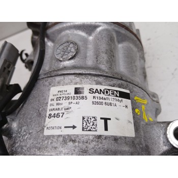 Recambio de compresor aire acondicionado para nissan juke (f16_) 1.0 referencia OEM IAM 926006ub1a pxc14 
