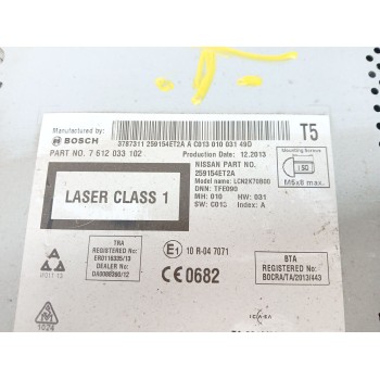 Recambio de pantalla multifuncion para nissan qashqai ii (j11, j11_) 1.5 dci referencia OEM IAM 259154ET2A  