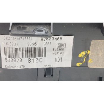 Recambio de cuadro instrumentos para skoda fabia (5j2 ) style referencia OEM IAM 5j0920810c  