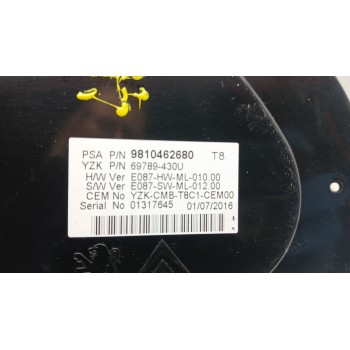 Recambio de cuadro instrumentos para peugeot 3008 van (mr_, mc_, mj_) puretech 130 (mrhnyh) referencia OEM IAM 9810462680  