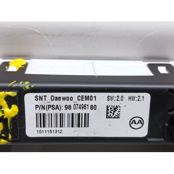 Recambio de luz interior para citroën c4 ii (nc_) 1.2 thp 130 referencia OEM IAM 9807496180 96781446bj 