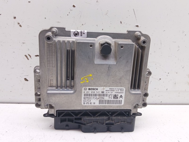 Recambio de centralita motor uce para peugeot 208 i (ca_, cc_) 1.4 hdi referencia OEM IAM 9807886180 0281030545 