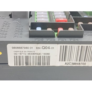 Recambio de caja reles / fusibles para citroën c4 ii (nc_) 1.2 thp 130 referencia OEM IAM 9807428080 9806687980 
