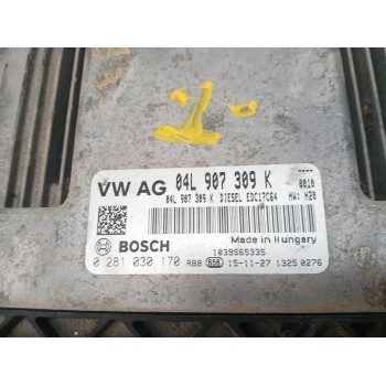 Recambio de centralita motor uce para skoda yeti (5l) 2.0 tdi referencia OEM IAM 04l907309k 0281030170 