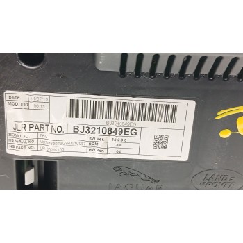 Recambio de cuadro instrumentos para land rover range rover evoque (l538) 2.2 d referencia OEM IAM bj3210849eg  
