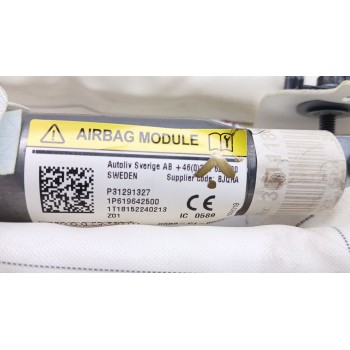 Recambio de airbag cortina delantero derecho para volvo v40 hatchback (525) d2 referencia OEM IAM p31291327  