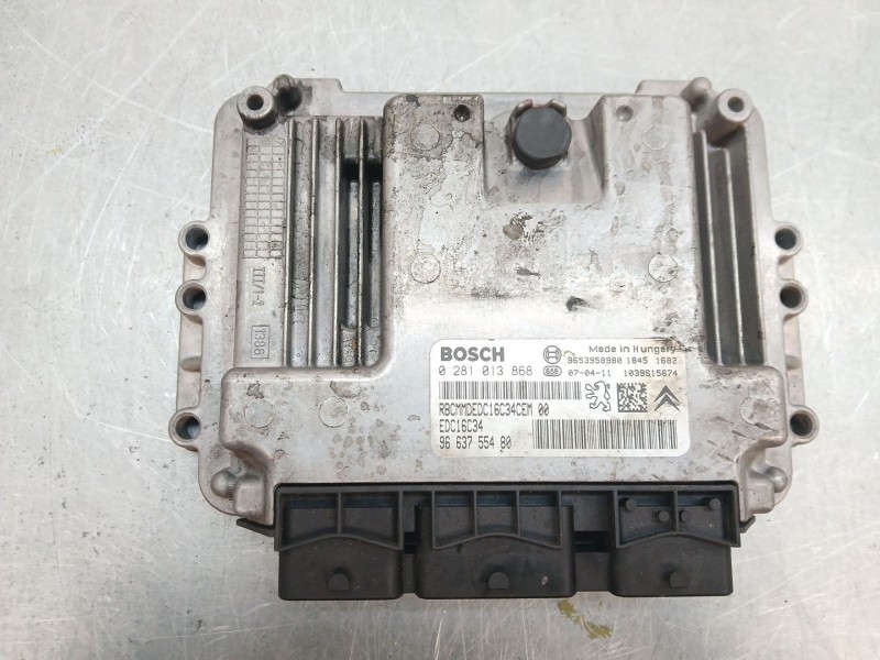 Recambio de centralita motor uce para peugeot 207/207+ (wa_, wc_) 1.6 hdi referencia OEM IAM 9663755480  