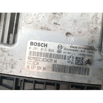 Recambio de centralita motor uce para peugeot 207/207+ (wa_, wc_) 1.6 hdi referencia OEM IAM 9663755480  