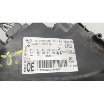 Recambio de faro derecho para renault scénic iv (j9_) 1.2 tce 130 referencia OEM IAM 260109725R 260101685r 