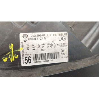 Recambio de faro izquierdo para renault scénic iv (j9_) 1.2 tce 130 referencia OEM IAM 260601603R 260606727r 