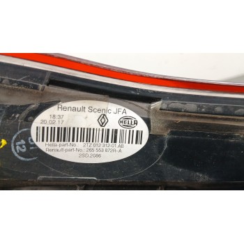 Recambio de piloto trasero izquierdo interior para renault scénic iv (j9_) 1.2 tce 130 referencia OEM IAM 265553872R  