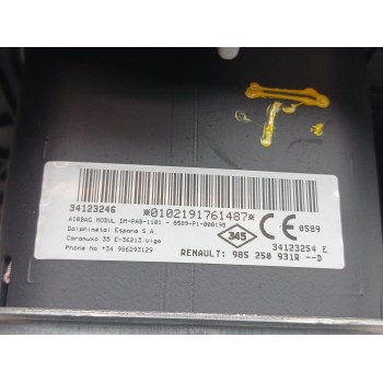 Recambio de kit airbag para dacia sandero ii (b8_) tce 90 (b8m1, b8ma) referencia OEM IAM   