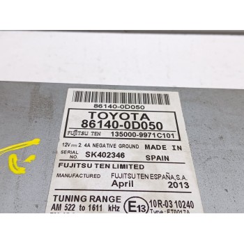 Recambio de sistema navegacion gps para toyota yaris hybrid feel! referencia OEM IAM 861400d050  