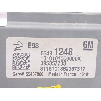 Recambio de centralita motor uce para opel zafira tourer c (p12) 1.6 cdti (75) referencia OEM IAM 55491248  