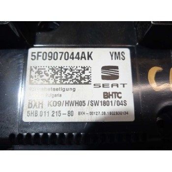 Recambio de mando climatizador para seat leon st (5f8) 1.6 tdi referencia OEM IAM 5F0907044AK  