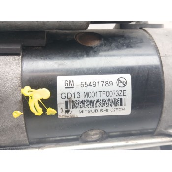 Recambio de motor arranque para opel zafira tourer c (p12) 1.6 cdti (75) referencia OEM IAM 95520113 / 25196021 55491789 m001tf0