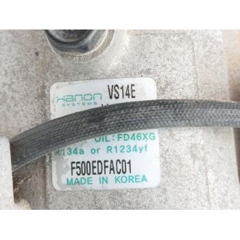 Recambio de compresor aire acondicionado para hyundai elantra (ad)(2016) klass referencia OEM IAM f500edfac01 vs14e 
