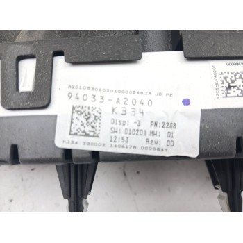Recambio de cuadro instrumentos para kia cee´d concept referencia OEM IAM 94033A2040  