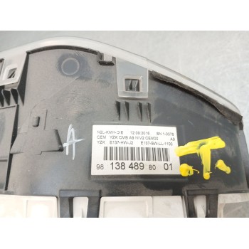 Recambio de cuadro instrumentos para peugeot 208 active referencia OEM IAM 981384898001  