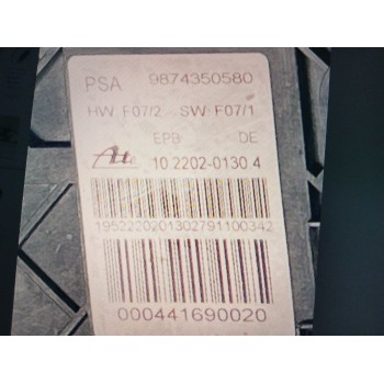 FRENO DE MANO ELECTRICO 9874350580 10220201304 