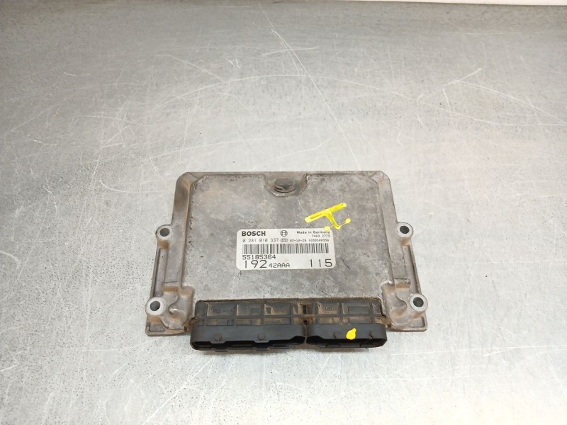 Recambio de centralita motor uce para fiat stilo (192_) 1.9 jtd (192_xe1a) referencia OEM IAM 0281010337 55185364 
