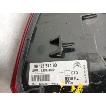Recambio de piloto trasero derecho para citroën c3 iii (sx) 1.2 puretech 82 referencia OEM IAM 9812257480  