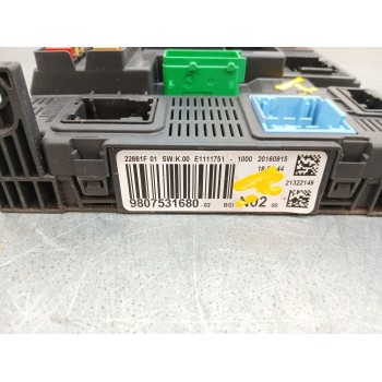 Recambio de centralita bsi para peugeot 208 active referencia OEM IAM 9807531680  