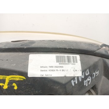 Recambio de faro izquierdo para honda fr-v (be) 1.8 (be1) referencia OEM IAM   