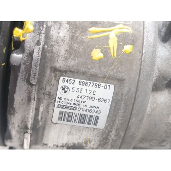 Recambio de compresor aire acondicionado para bmw 3 (e90) 320 d referencia OEM IAM 64526987766 4471906261 