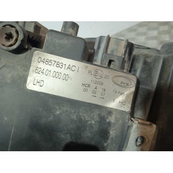 Recambio de faro izquierdo para chrysler voyager (rg) 2.5 crd cat referencia OEM IAM 04857831AC  