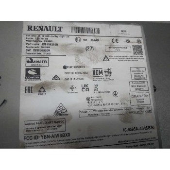Recambio de sistema audio / radio cd para renault megane iv grandtour limited referencia OEM IAM 259158269R CAJA 