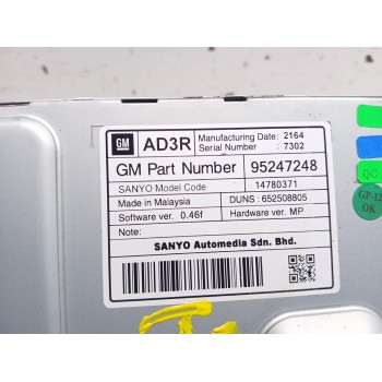 Recambio de pantalla multifuncion para opel mokka / mokka x (j13) 1.7 cdti (_76) referencia OEM IAM 95247248  