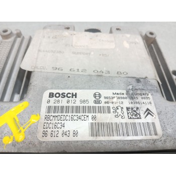 Recambio de centralita motor uce para citroën c4 coupé (la_) 1.6 hdi referencia OEM IAM 9661204380 0281012985 