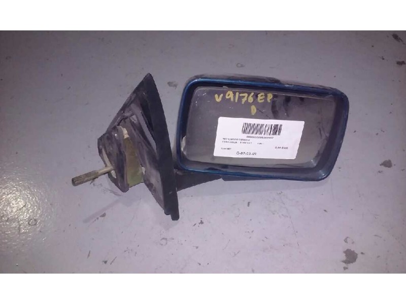 Recambio de retrovisor derecho para ford orion 1.8 16v cat referencia OEM IAM  VERDE MANUAL