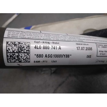 Recambio de airbag cortina delantero izquierdo para audi q7 (4l) 3.0 tdi referencia OEM IAM 4L0880741A  