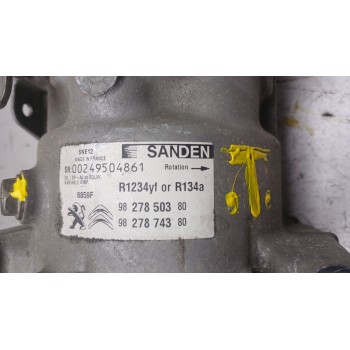 Recambio de compresor aire acondicionado para peugeot 2008 i (cu_) 1.6 bluehdi 120 referencia OEM IAM VERE4455 / 9815198580  