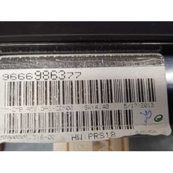 Recambio de cuadro instrumentos para citroën c3 picasso collection referencia OEM IAM 9666986377 CON DISPLAY DIGITAL