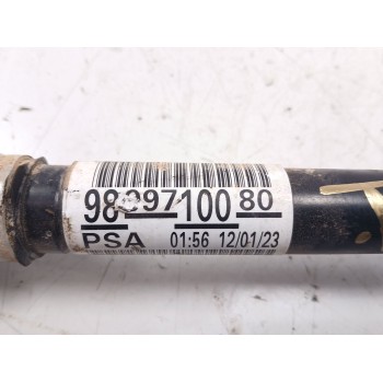 Recambio de transmision delantera izquierda para opel crossland x / crossland (p17, p2qo) 1.5 (75) referencia OEM IAM 9809710080
